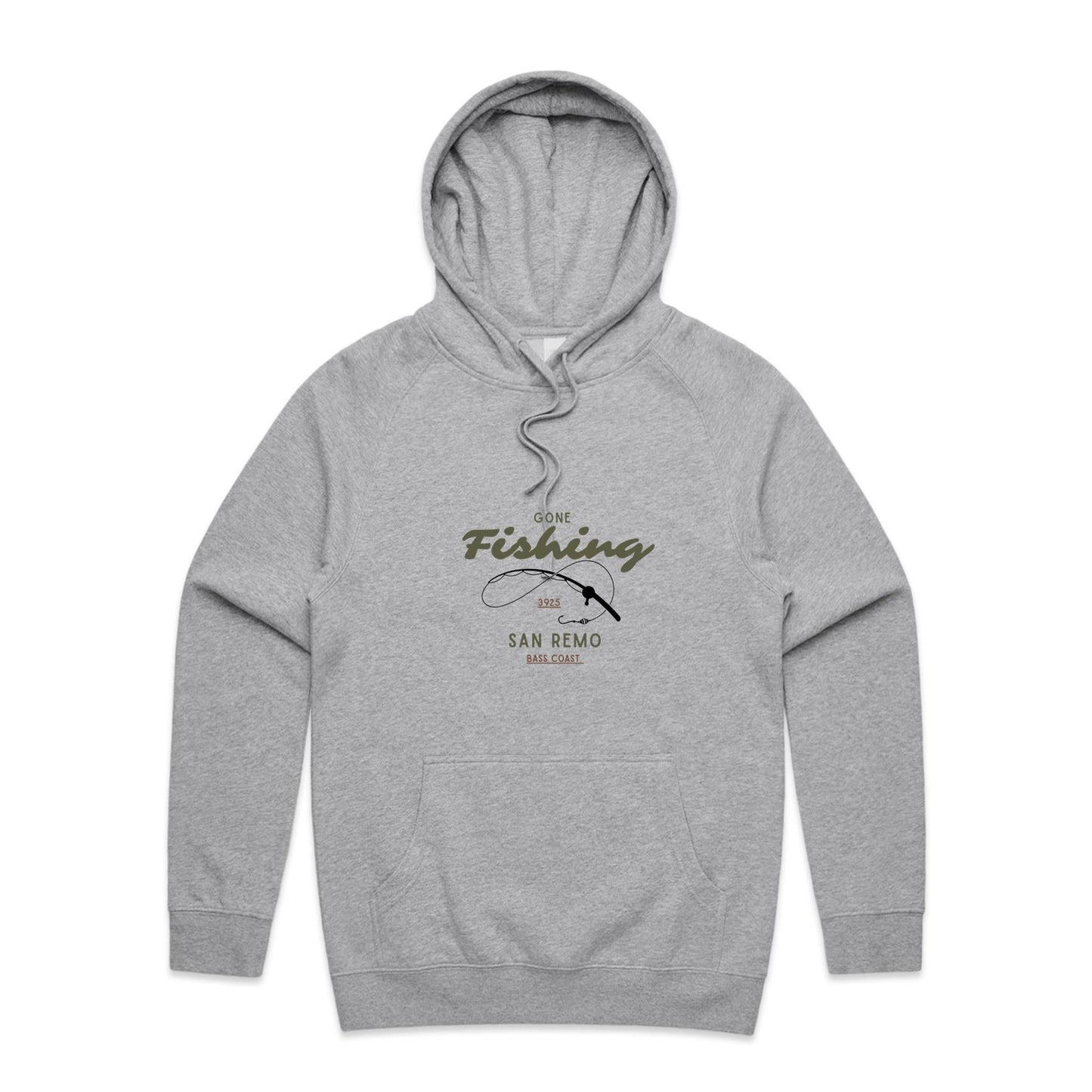Mid Weight Hoodie - Gone Fishing San Remo
