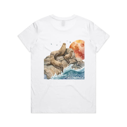 Women's Classic Tee - Cowes Seal Rock