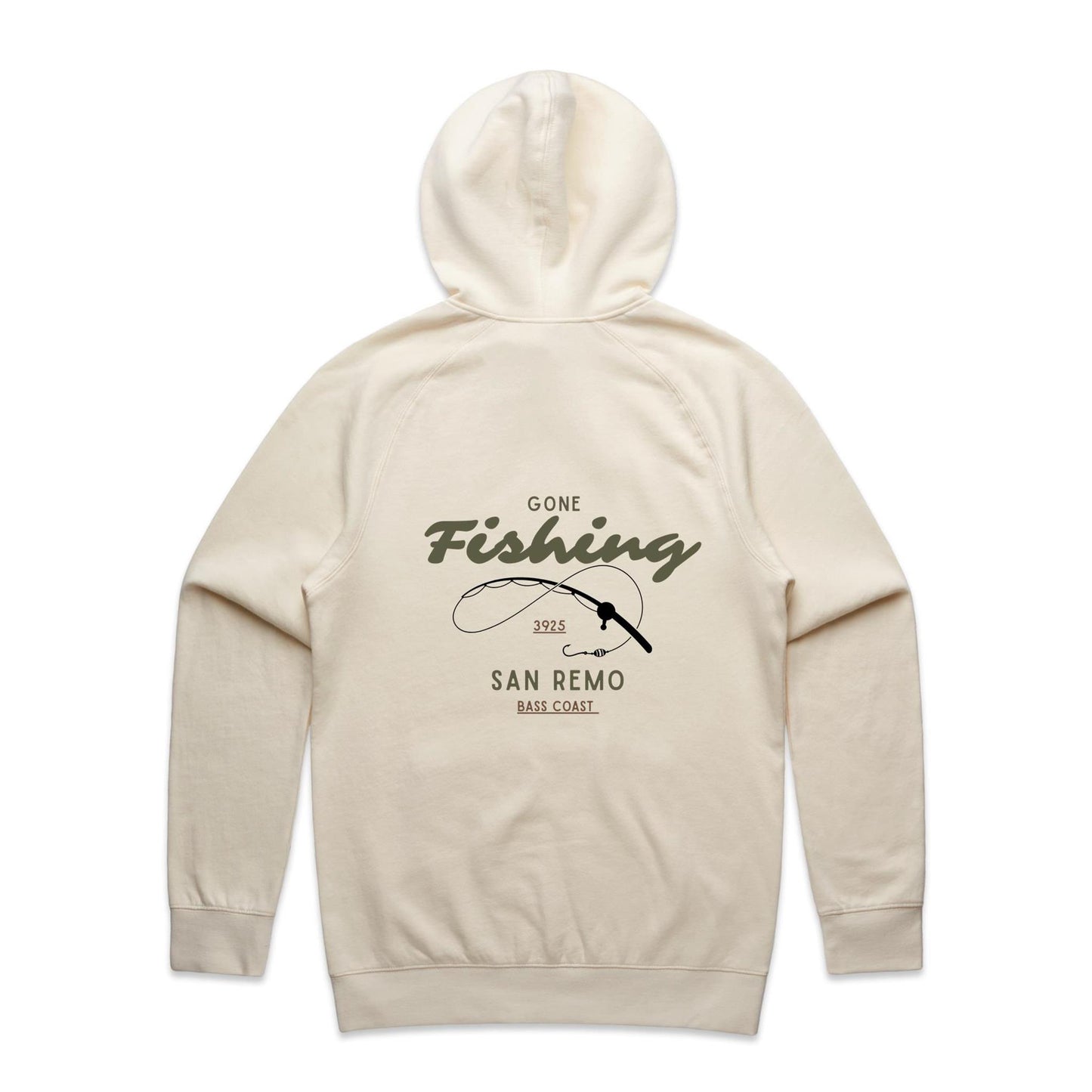 Mid Weight Hoodie - Gone Fishing San Remo