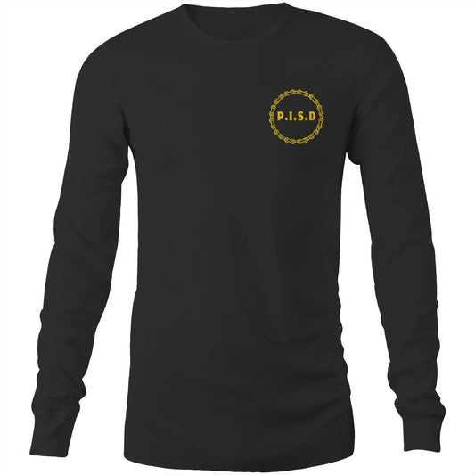 Men's Long Sleeve Tee - P.I.S.D (ALL YELLOW)