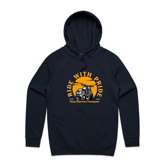 Mid Weight Hoodie - Ride With Pride