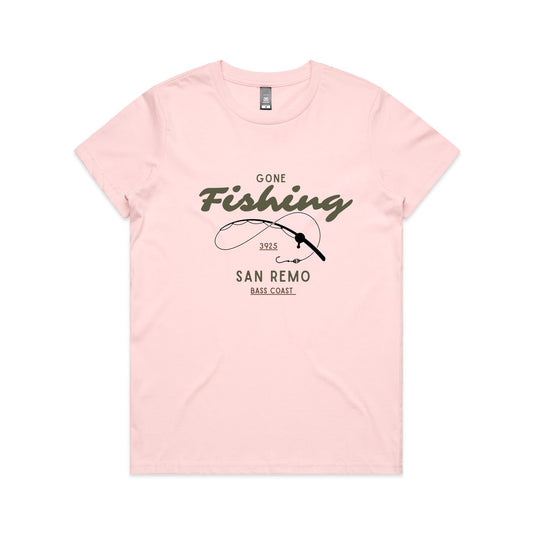 Women's Classic Tee - Gone Fishing San Remo