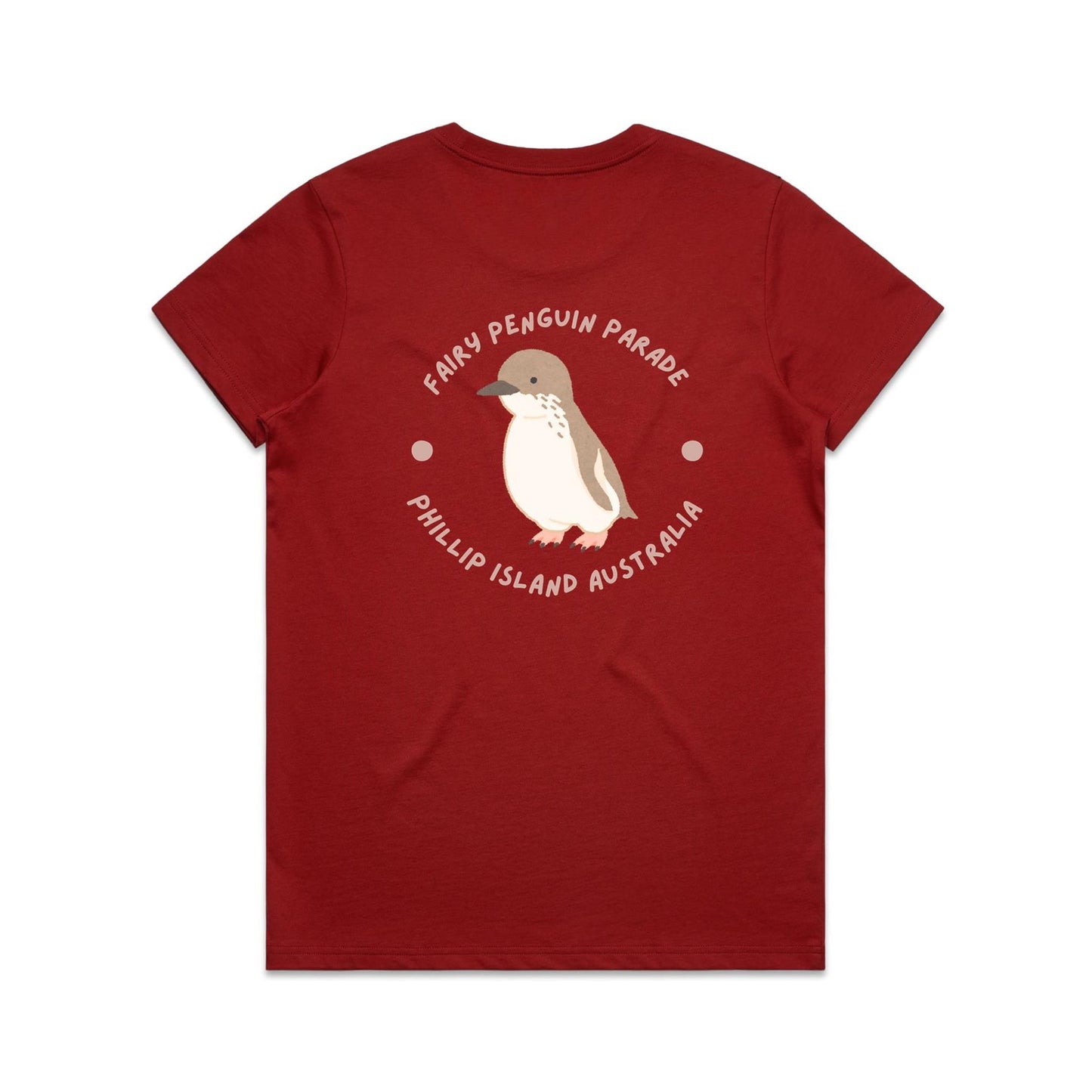 Woman's Classic Tee - Penguin Parade (Double Sided)