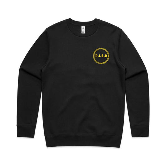 Crew Sweatshirt - P.I.S.D (ALL YELLOW)