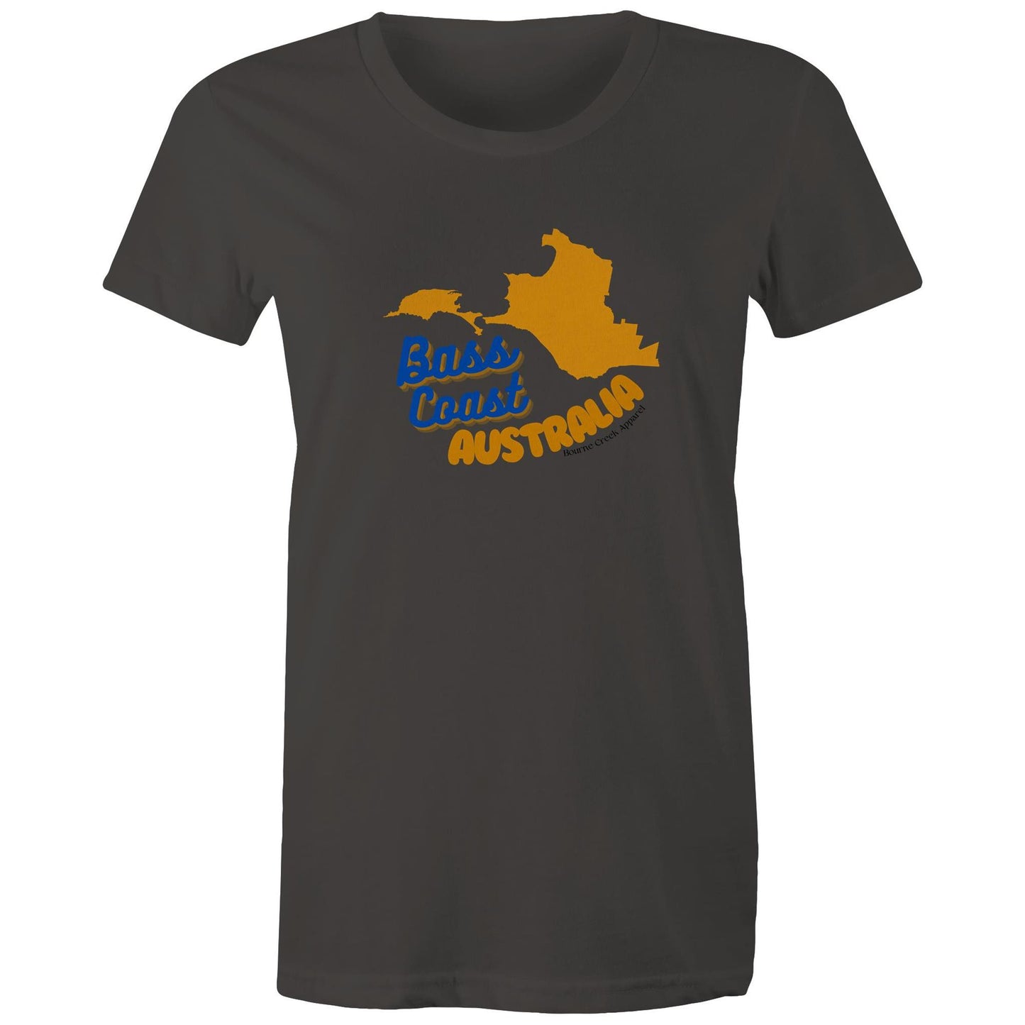 Women's Classic Tee - Bass Coast Map