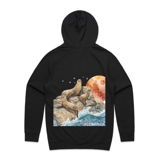 Mid Weight Hoodie - Cowes Seal Rock