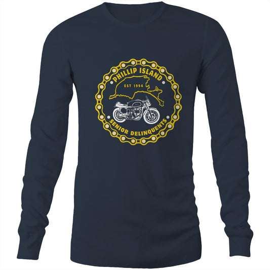 Men's Long Sleeve Tee - P.I.S.D Version 2 (Front)