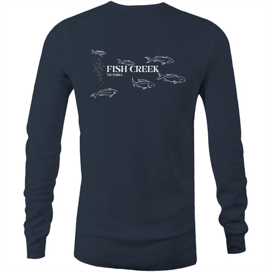 Men's Long Sleeve Tee - Fish Creek