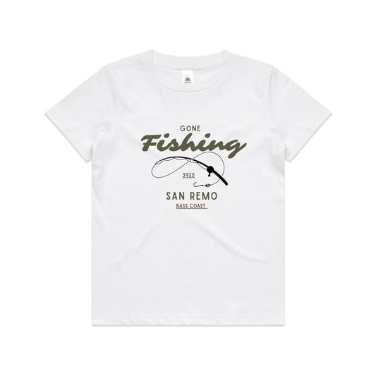 Kids Tee - Gone Fishing San Remo