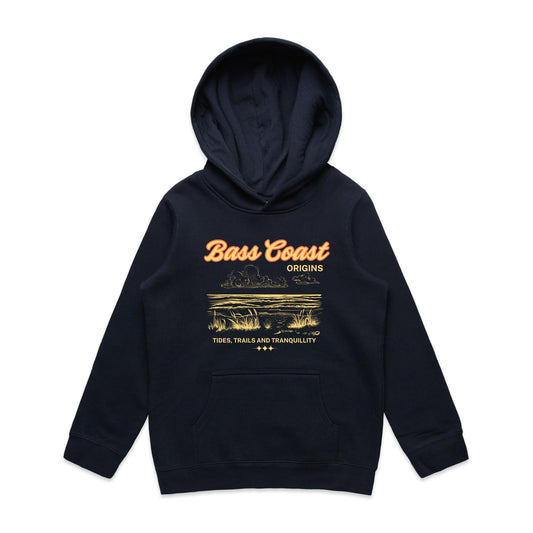 Kids Mid Weight Hoodie - Bass Coast Origins