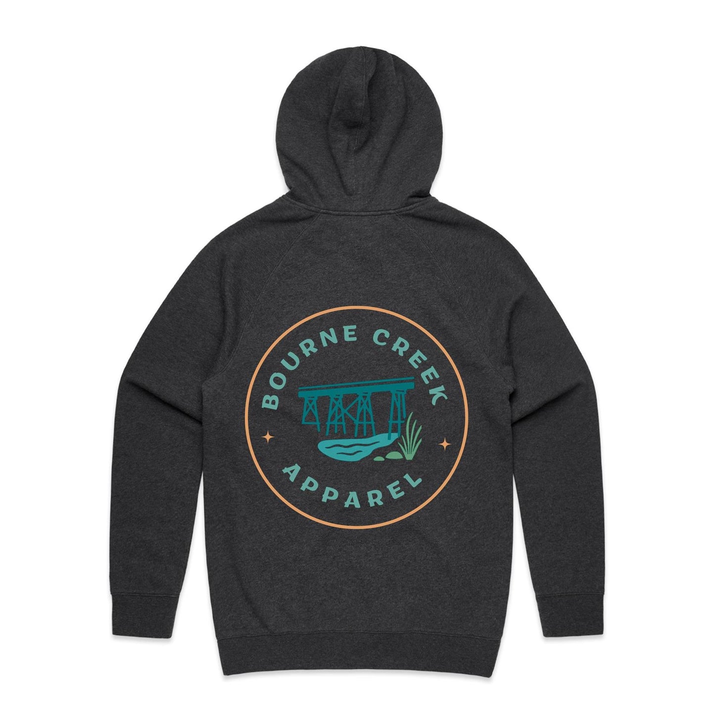 Mid Weight Hoodie - Bourne Creek Logo