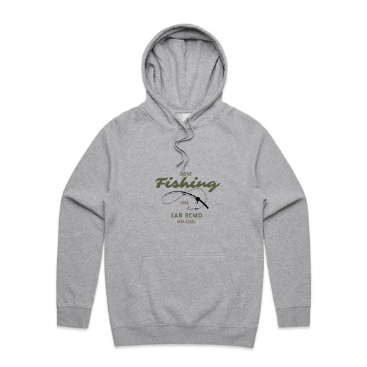 Mid Weight Hoodie - Gone Fishing San Remo
