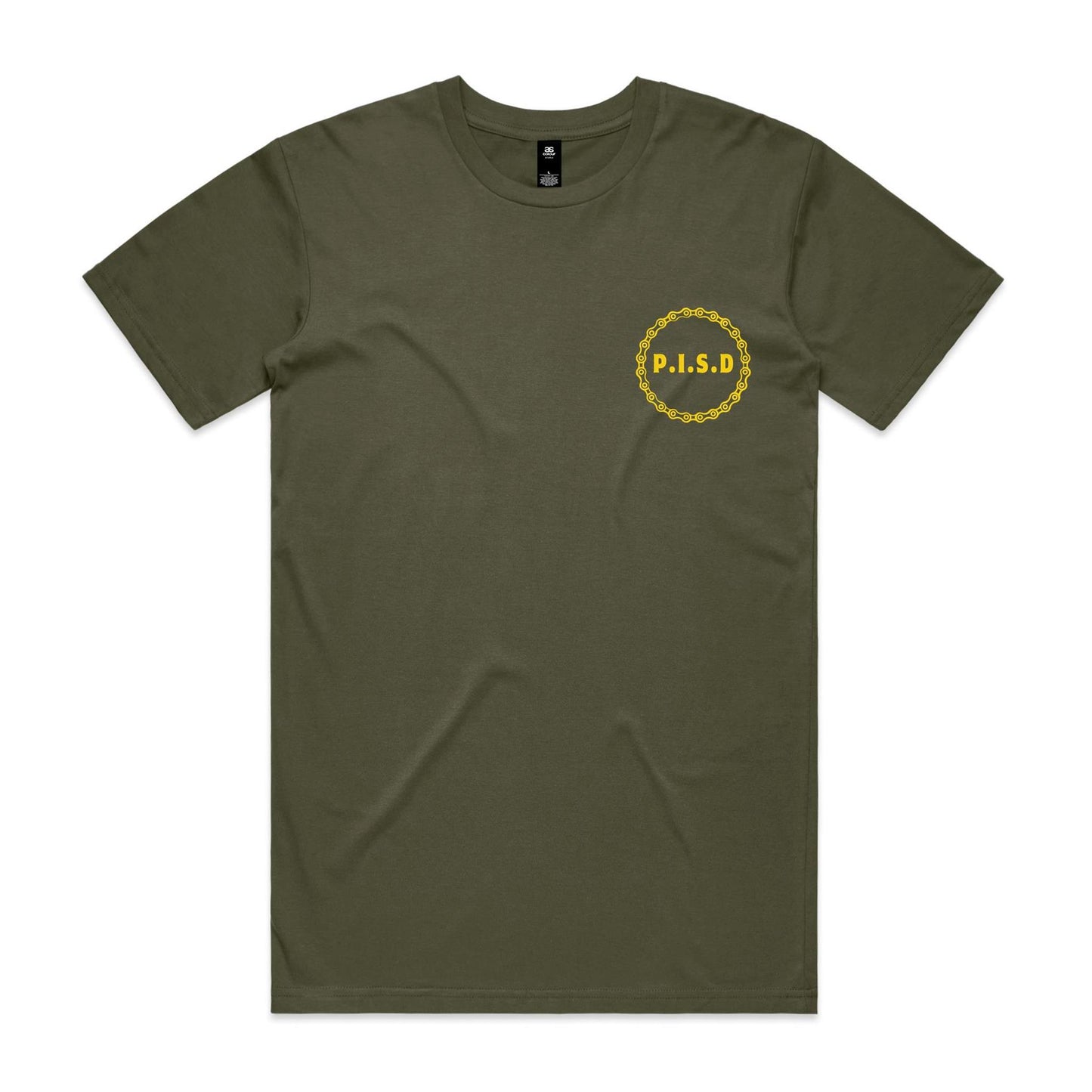 Men's Classic Tee - P.I.S.D (Full Yellow)