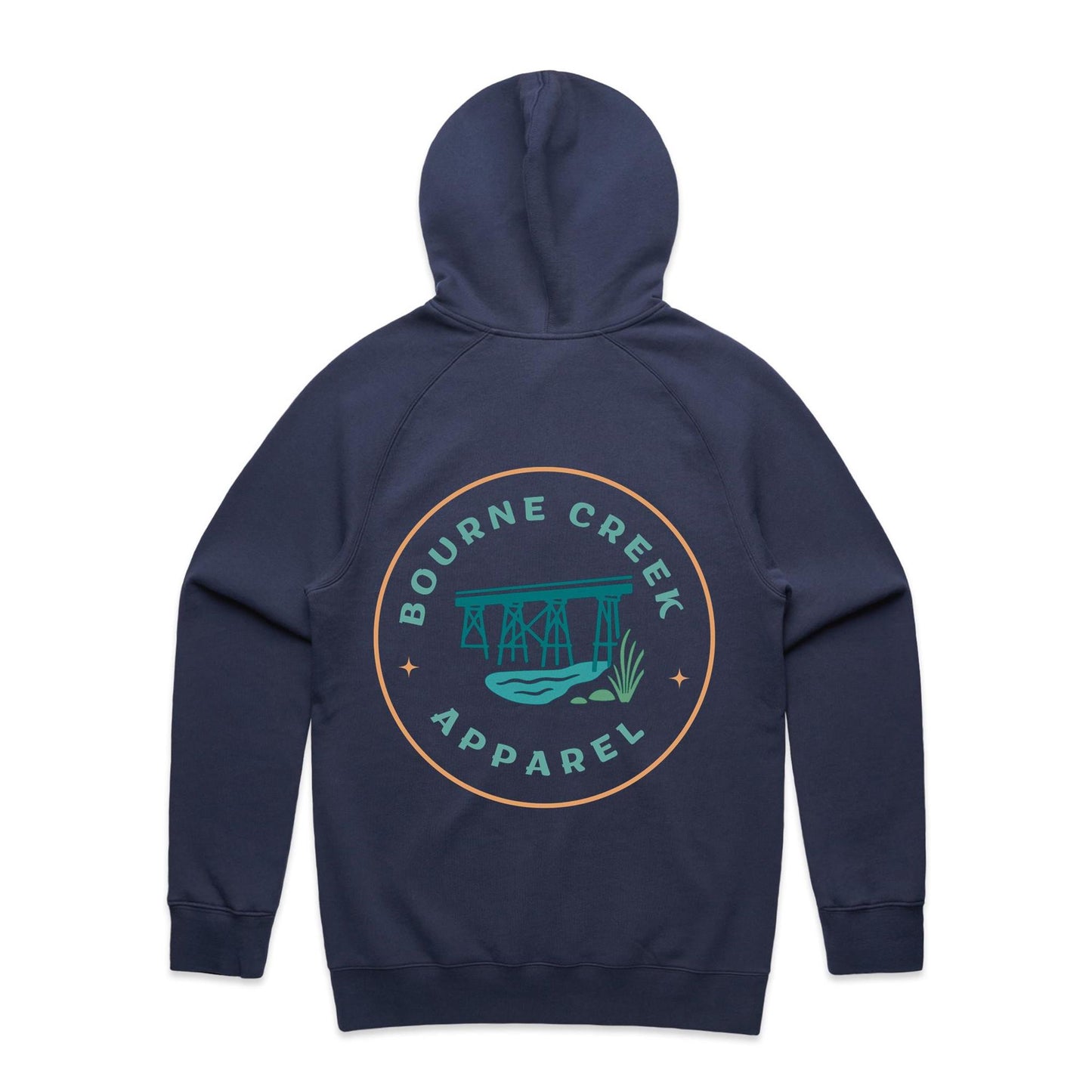 Mid Weight Hoodie - Bourne Creek Logo