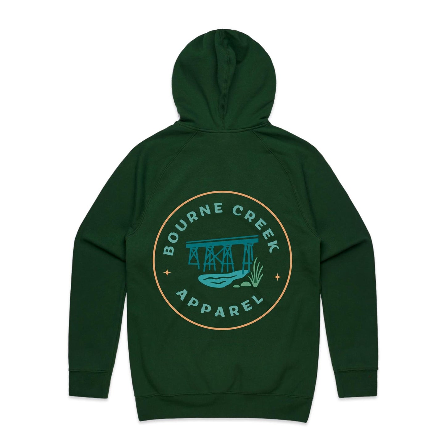 Mid Weight Hoodie - Bourne Creek Logo
