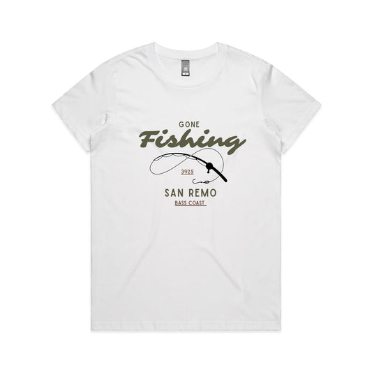 Women's Classic Tee - Gone Fishing San Remo