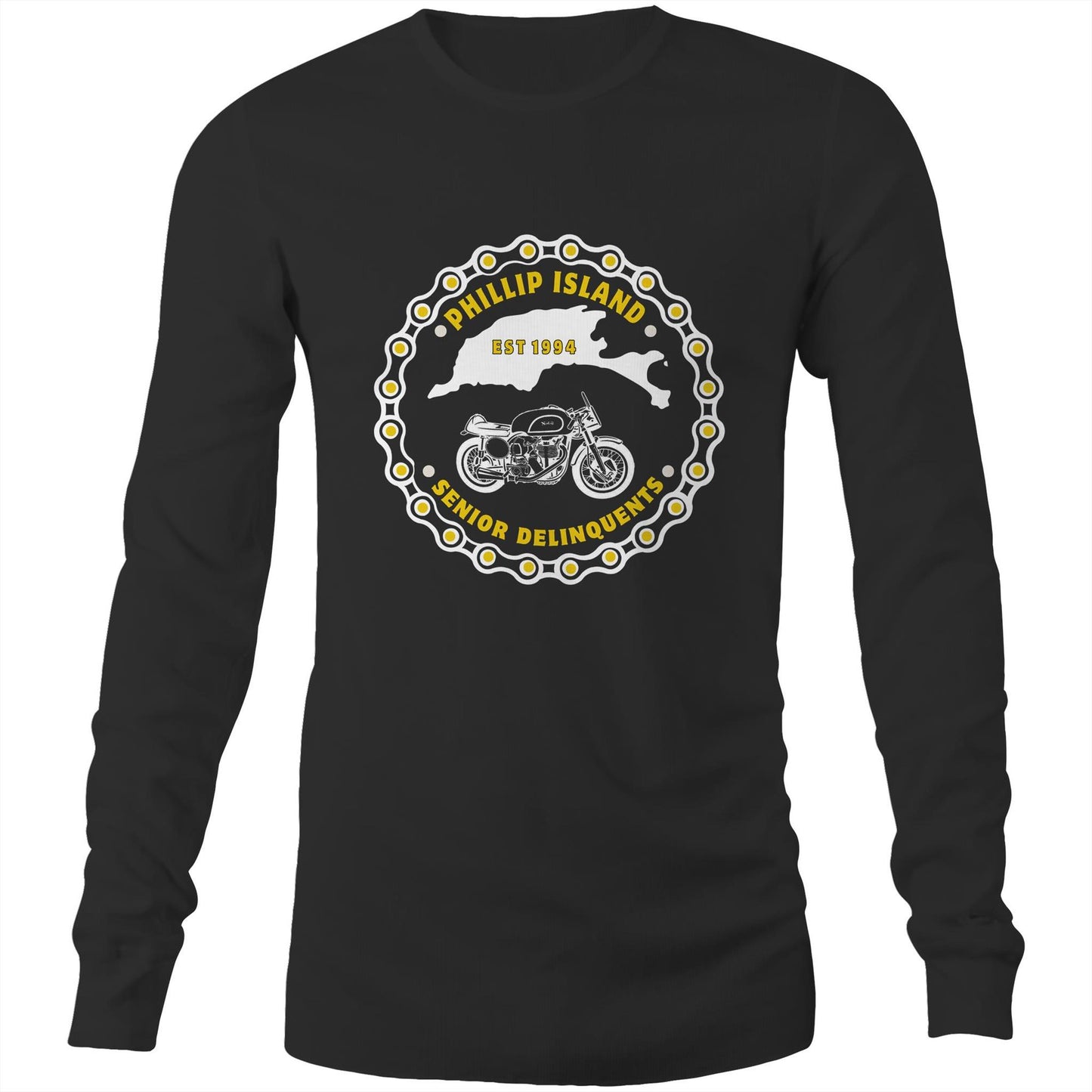 Men's Long Sleeve Tee - PISD Version 1 (Front)