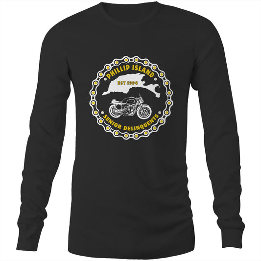 Men's Long Sleeve Tee - PISD Version 1 (Front)