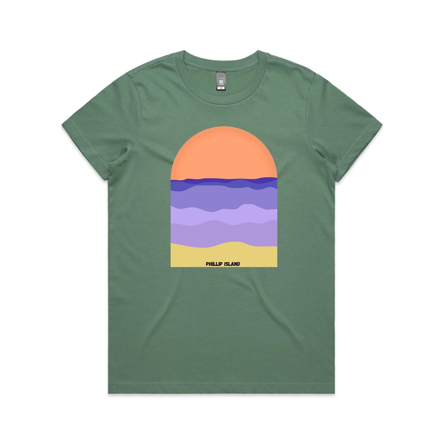 Women's Classic Tee - Phillip Island Sunset