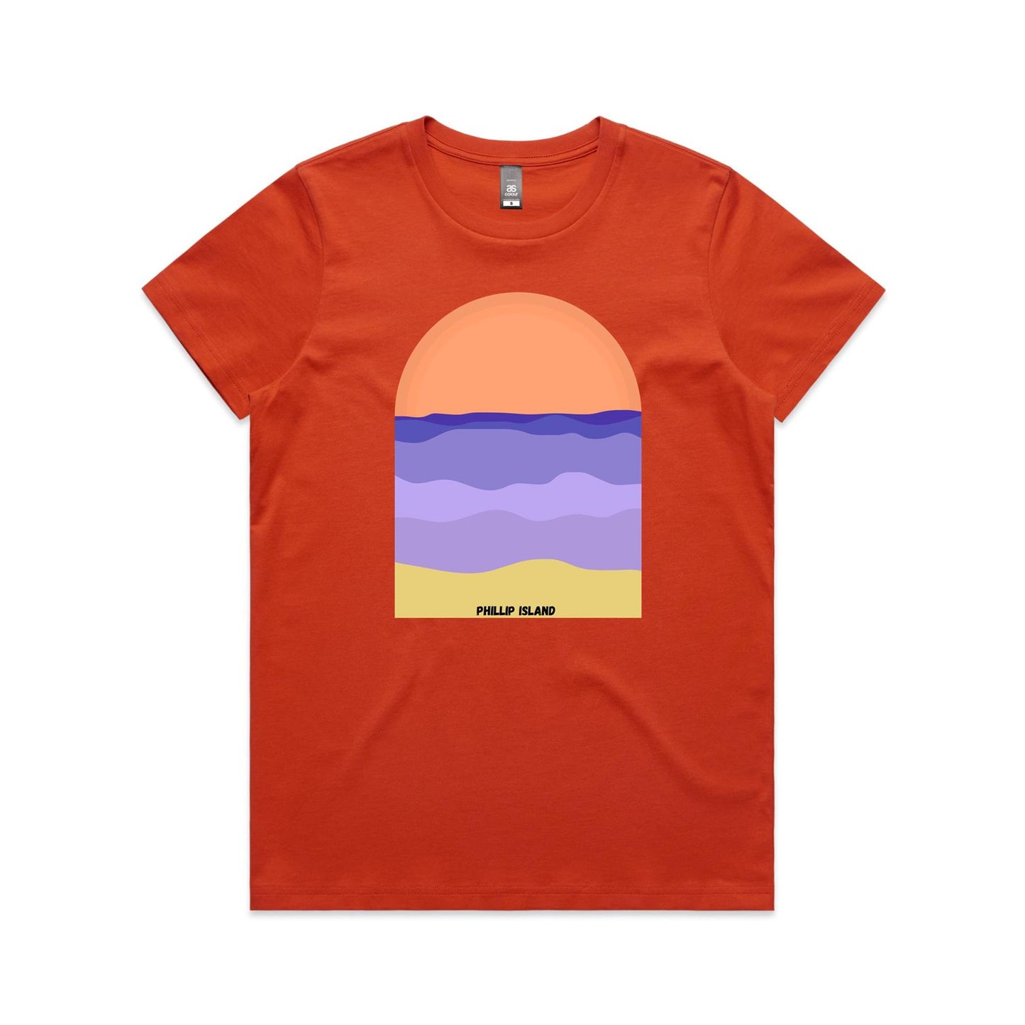 Women's Classic Tee - Phillip Island Sunset