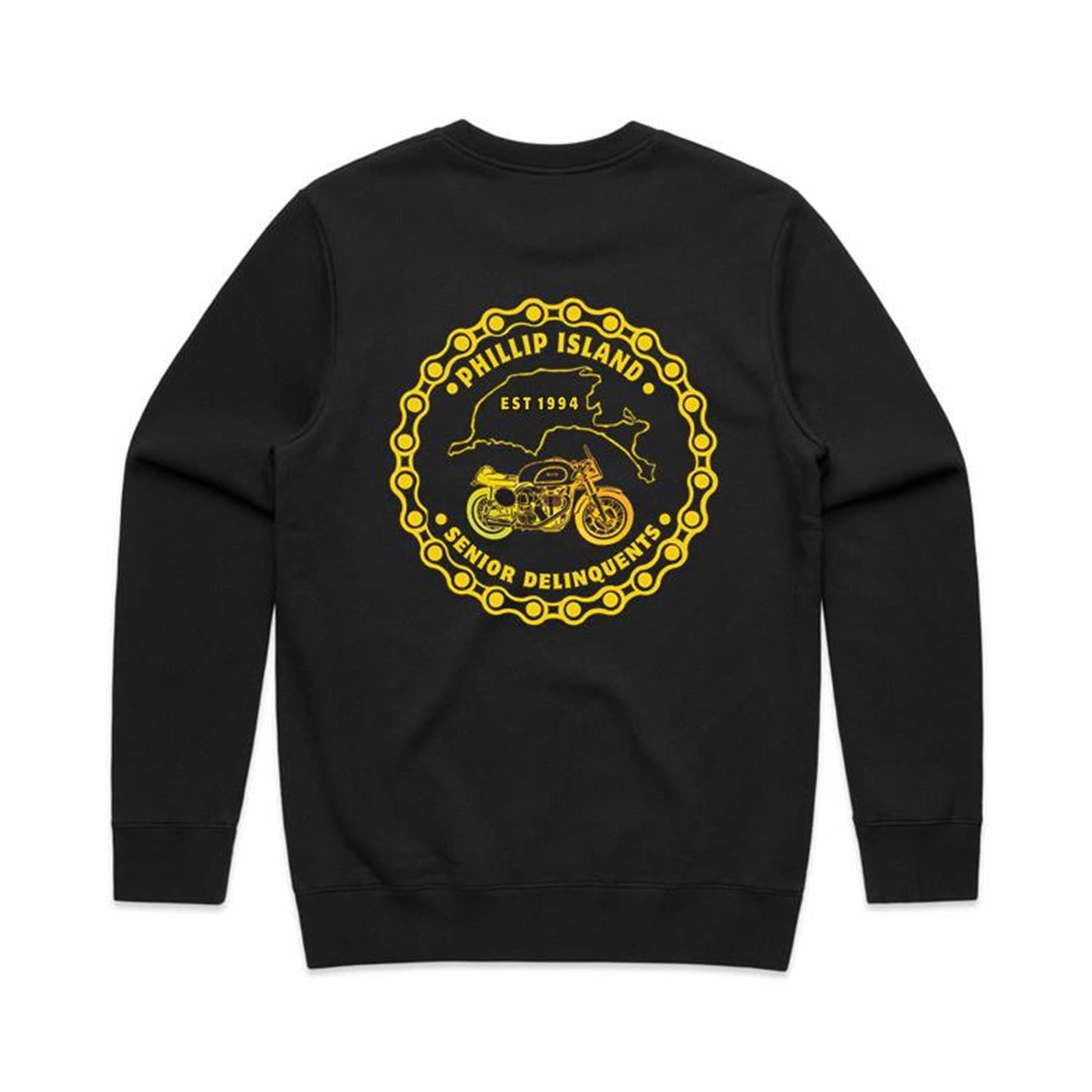 Crew Sweatshirt - PISD (ALL YELLOW)