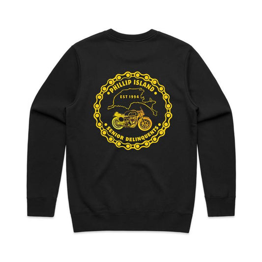 Crew Sweatshirt - PISD (ALL YELLOW)