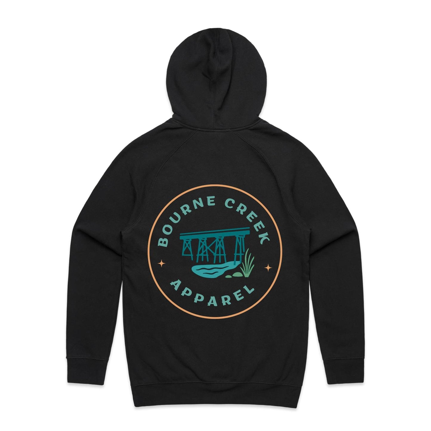 Mid Weight Hoodie - Bourne Creek Logo