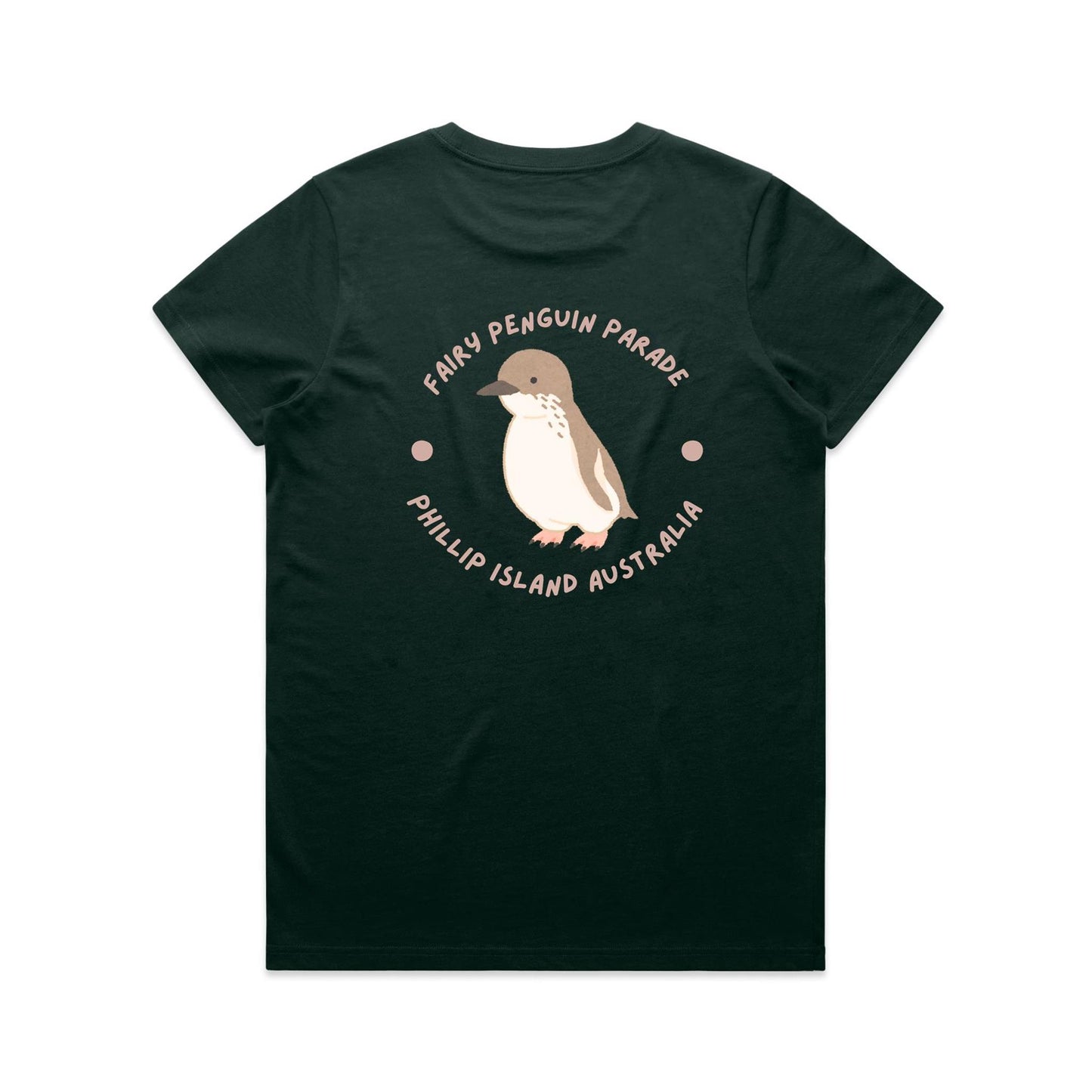 Woman's Classic Tee - Penguin Parade (Double Sided)