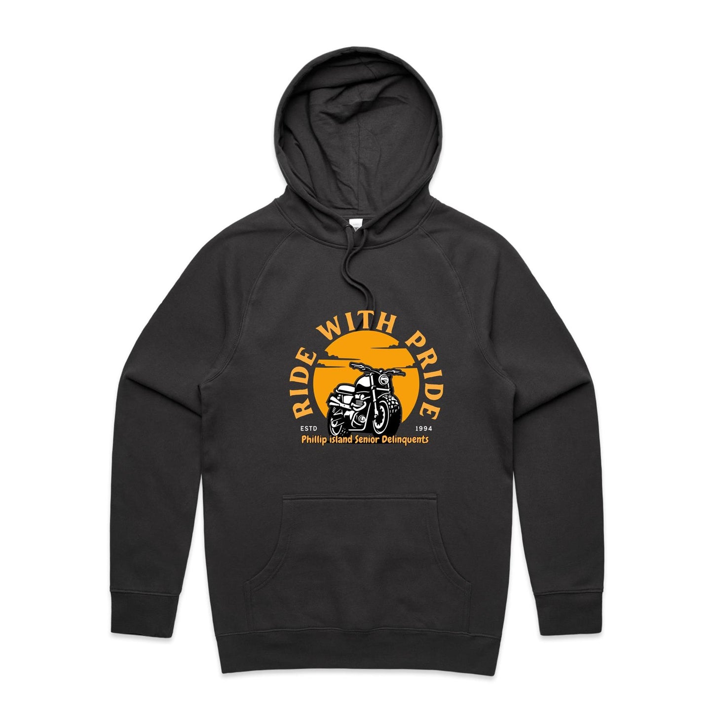 Mid Weight Hoodie - Ride With Pride