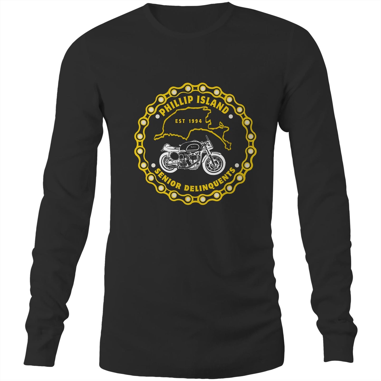 Men's Long Sleeve Tee - PISD Version 2 (Front)