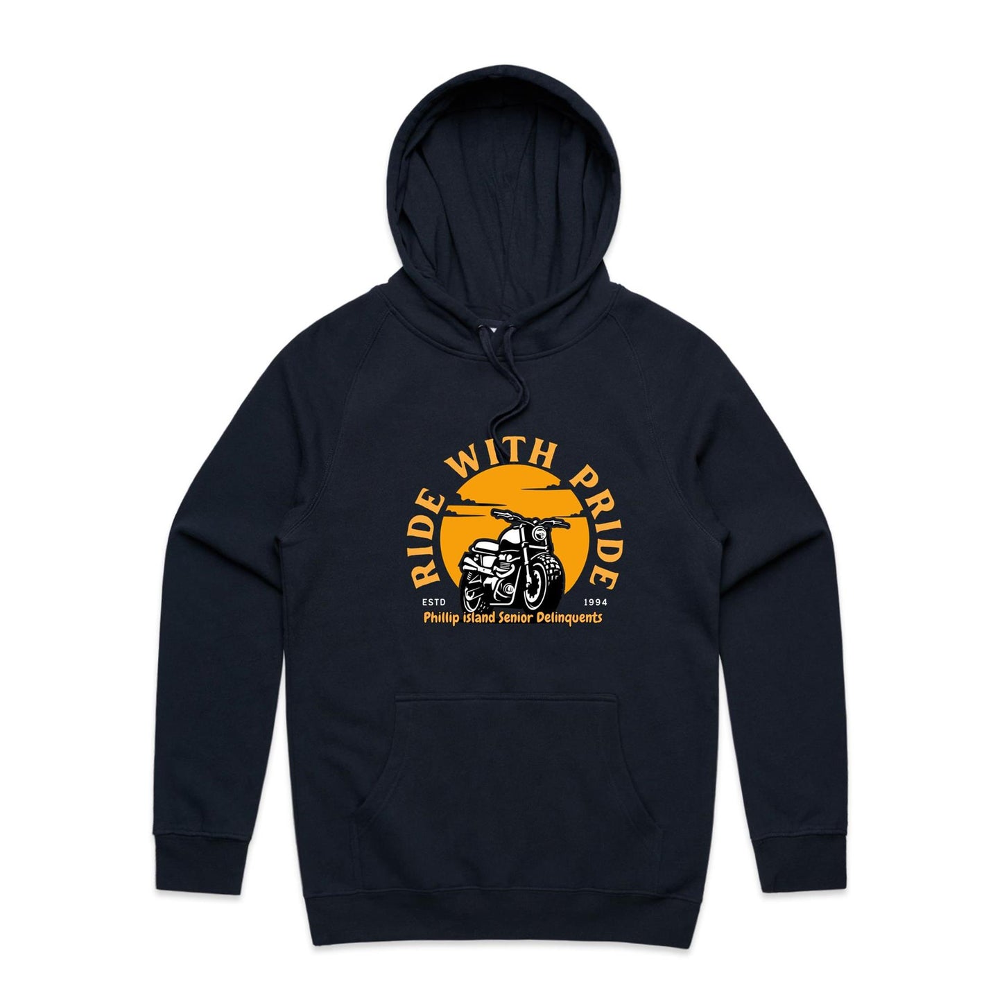 Mid Weight Hoodie - Ride With Pride