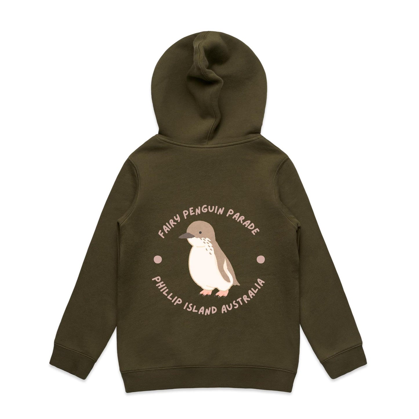 Kids Mid Weight Hoodie - Fairy Penguin Parade