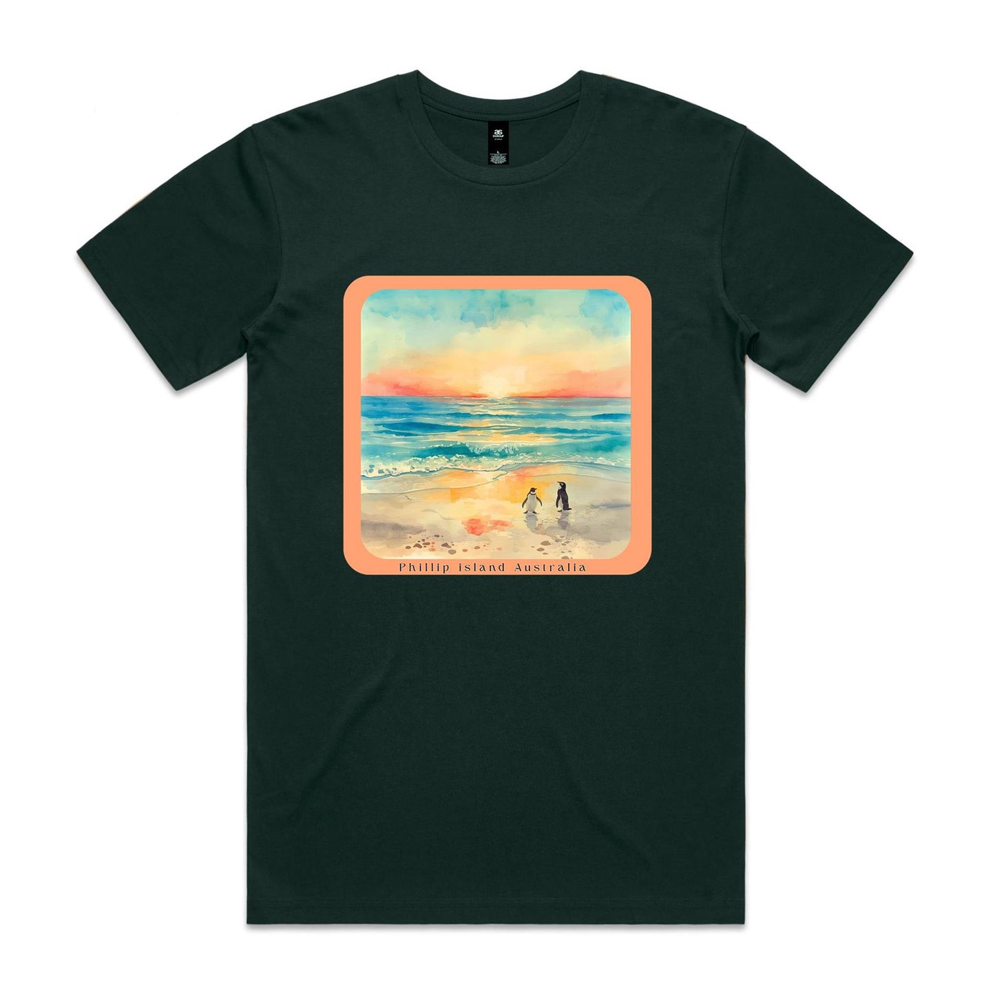Men's Classic Tee - Sunset Penguins
