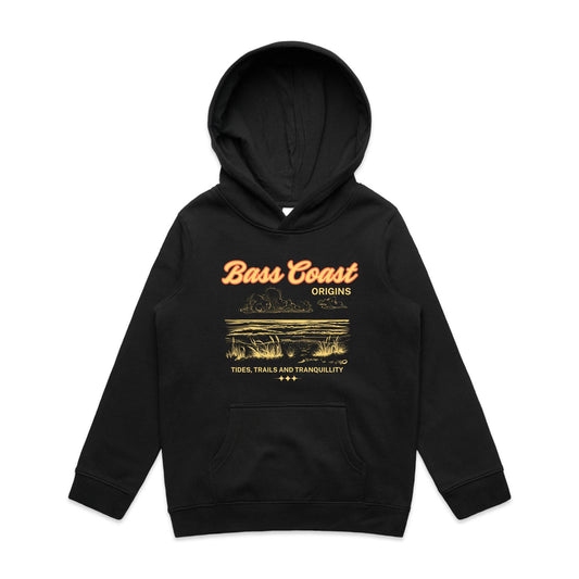 Kids Mid Weight Hoodie - Bass Coast Origins
