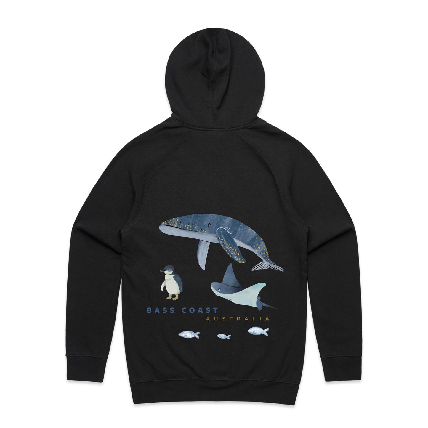 Mid Weight Hoodie - Bass Coast Sealife