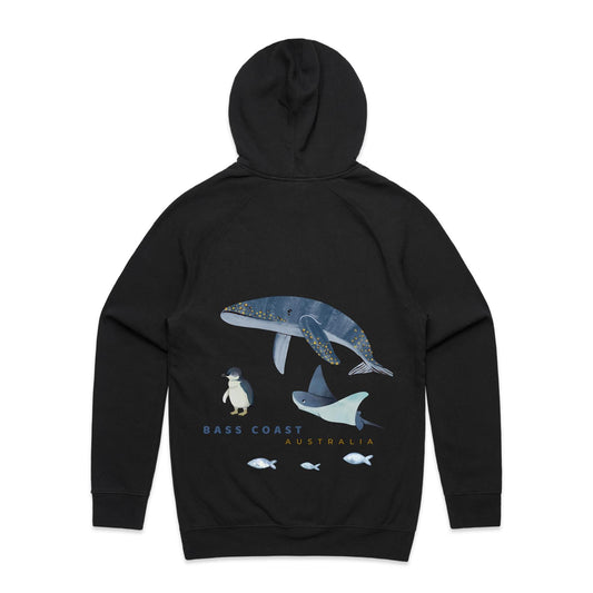Mid Weight Hoodie - Bass Coast Sealife