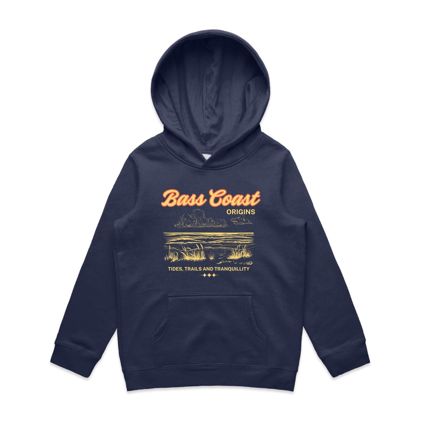 Kids Mid Weight Hoodie - Bass Coast Origins