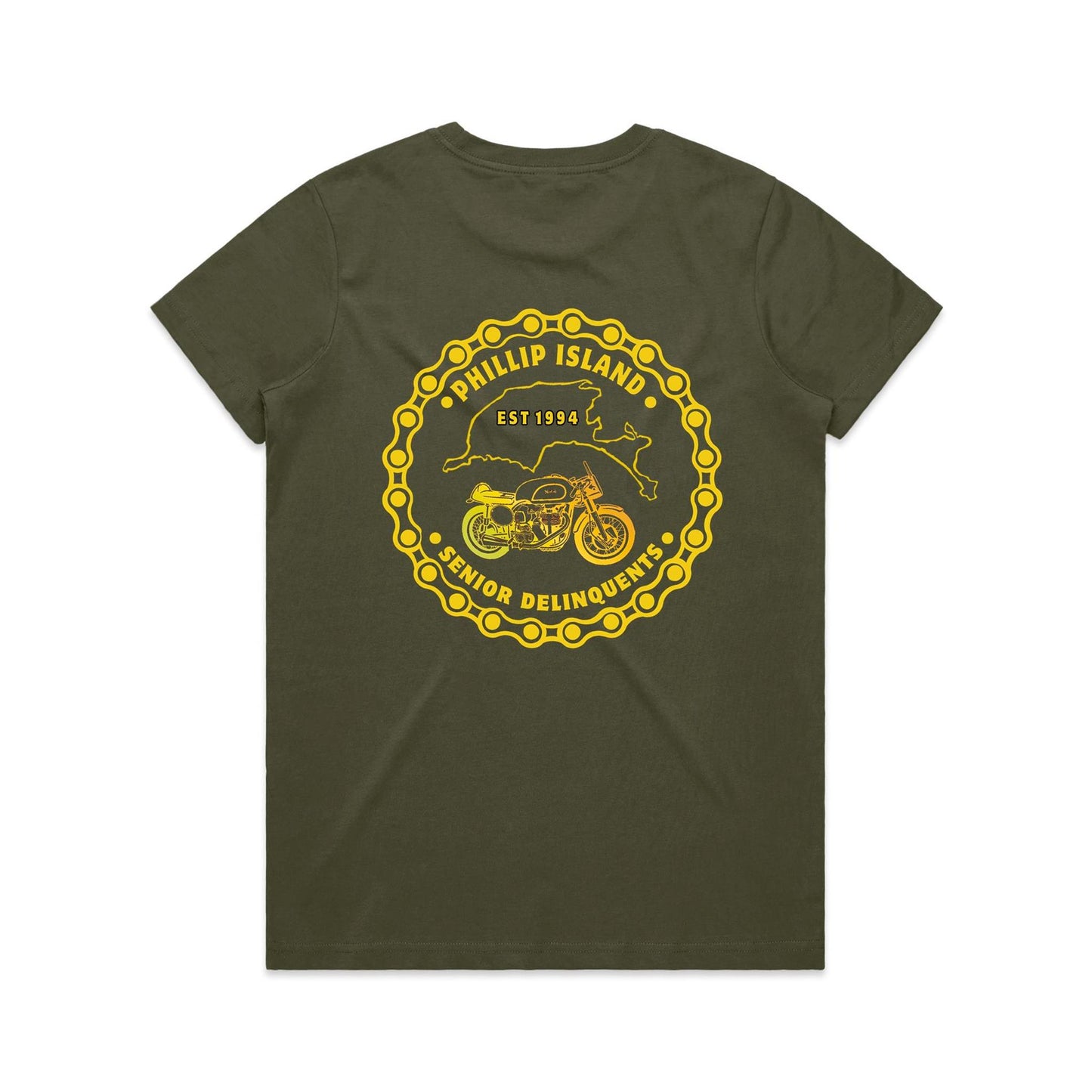 Woman's Classic Tee - P.I.S.D (ALL YELLOW)