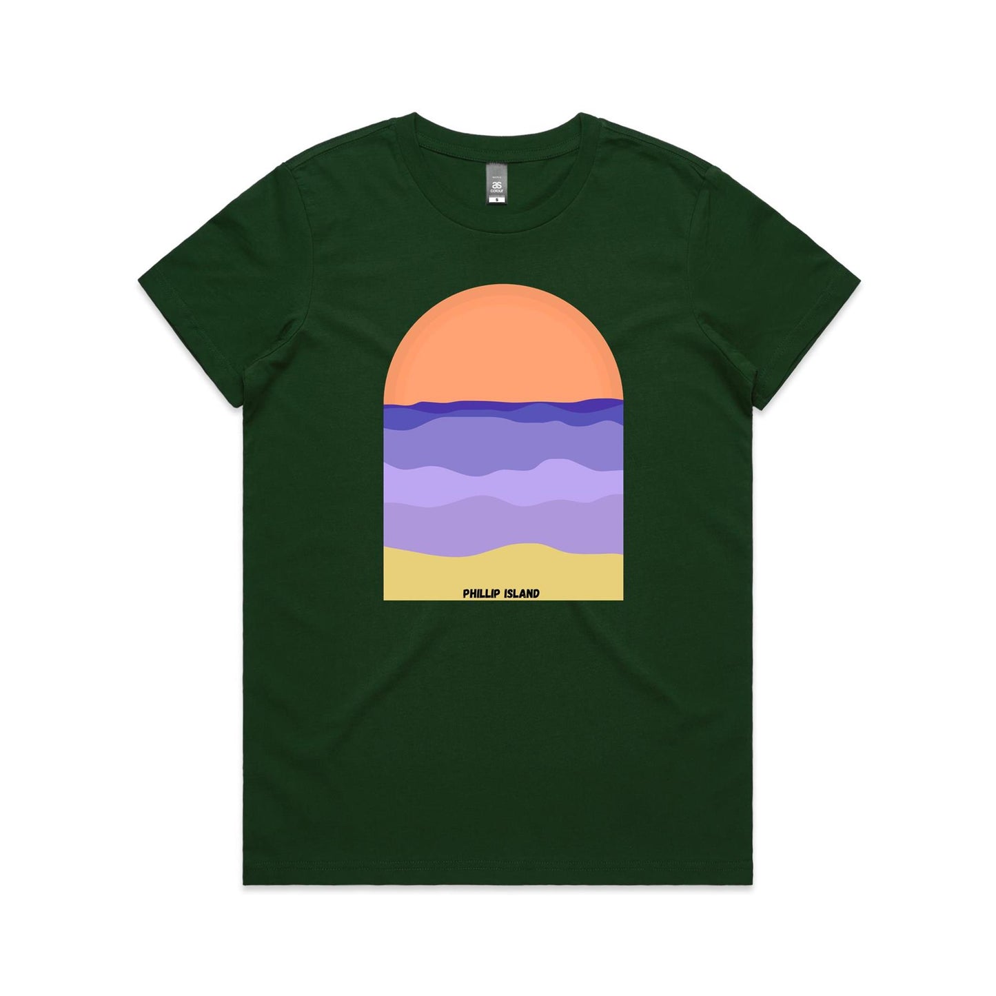 Women's Classic Tee - Phillip Island Sunset