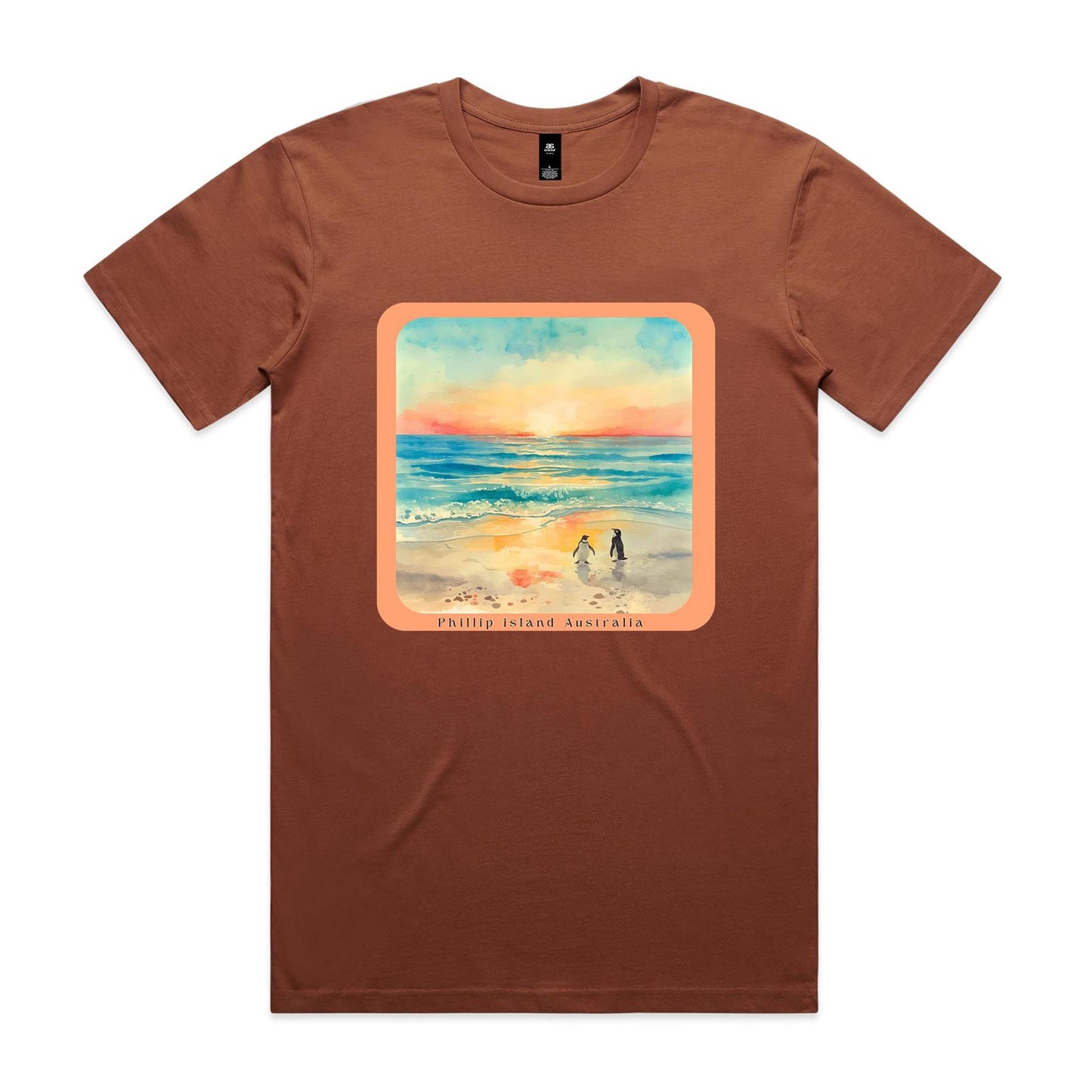 Men's Classic Tee - Sunset Penguins