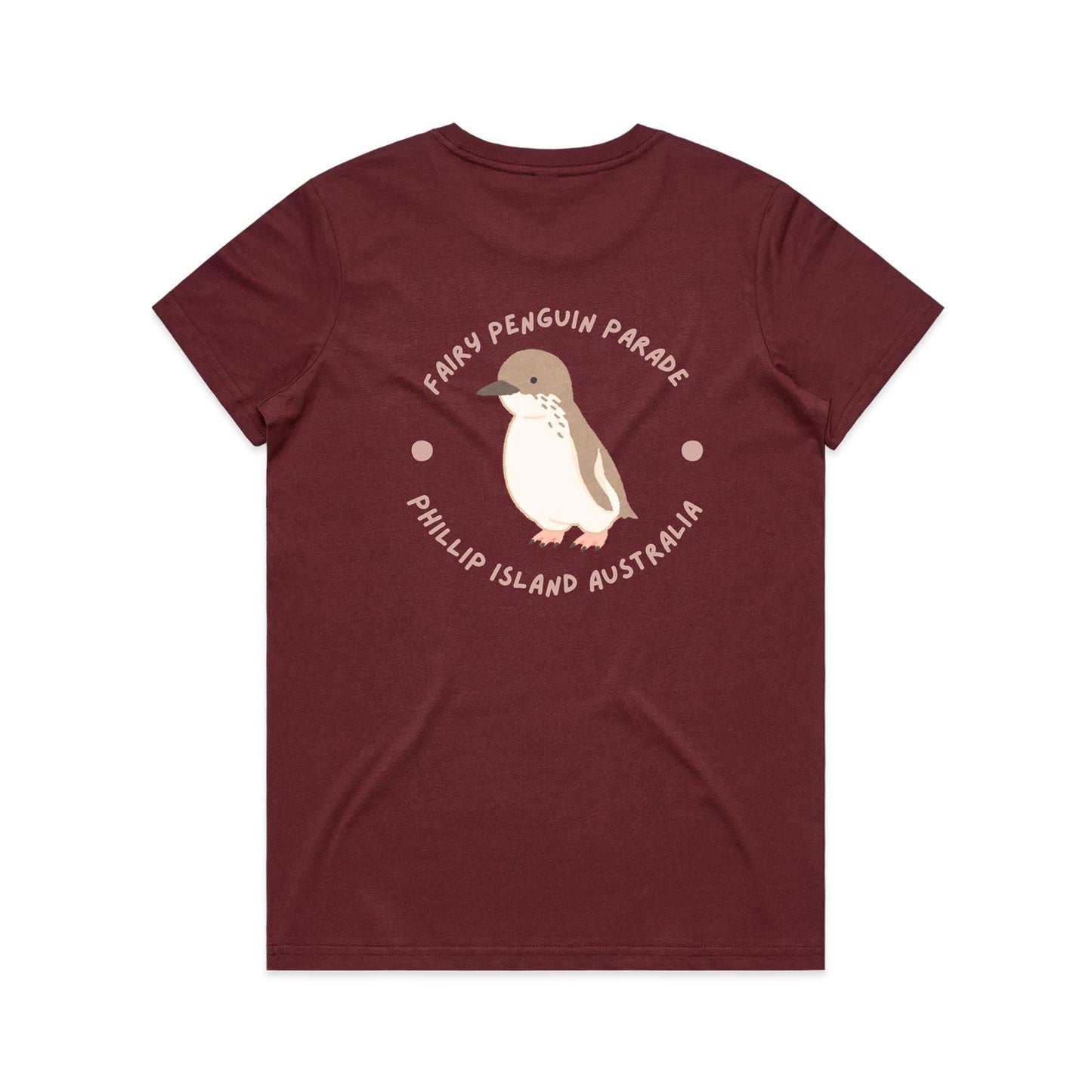 Woman's Classic Tee - Penguin Parade (Double Sided)