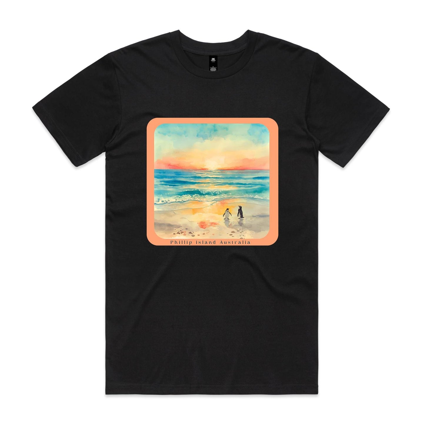 Men's Classic Tee - Sunset Penguins
