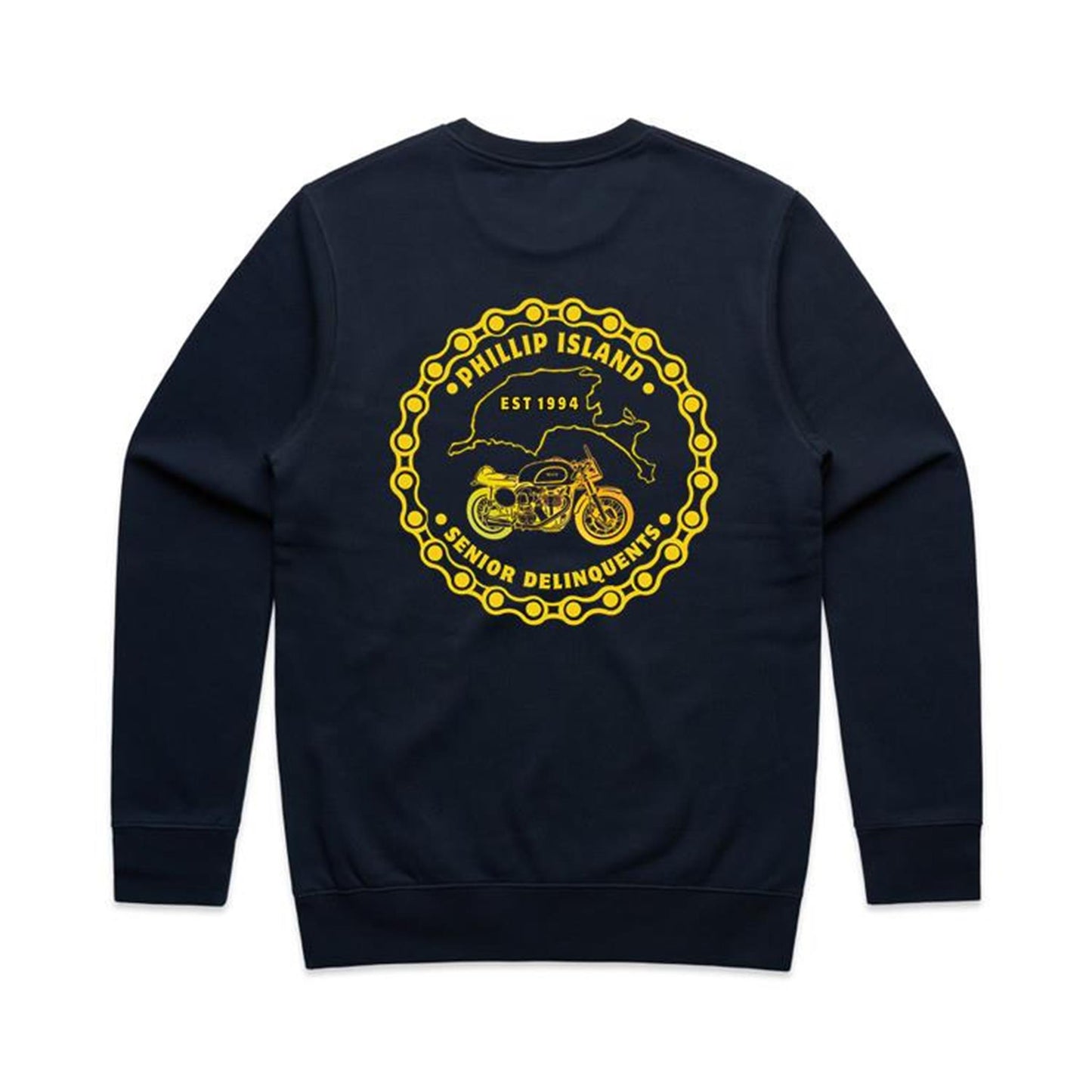 Crew Sweatshirt - PISD (ALL YELLOW)
