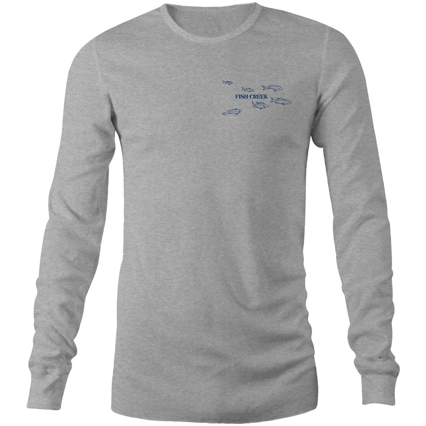 Men's Long Sleeve Tee - Fish Creek