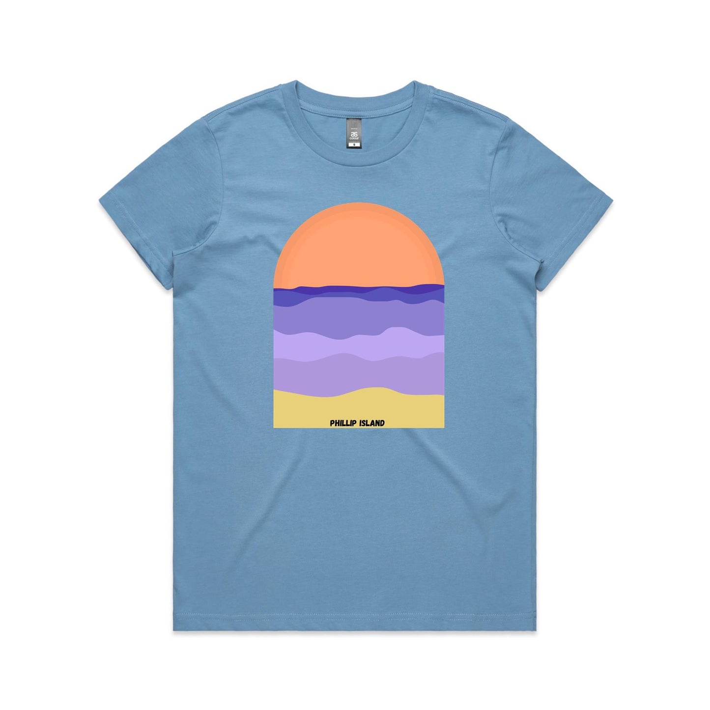 Women's Classic Tee - Phillip Island Sunset
