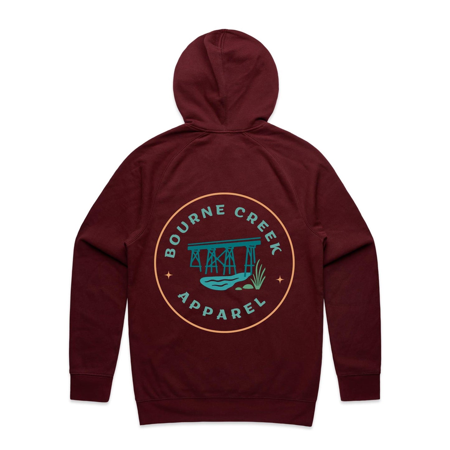Mid Weight Hoodie - Bourne Creek Logo