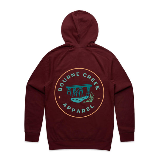 Mid Weight Hoodie - Bourne Creek Logo