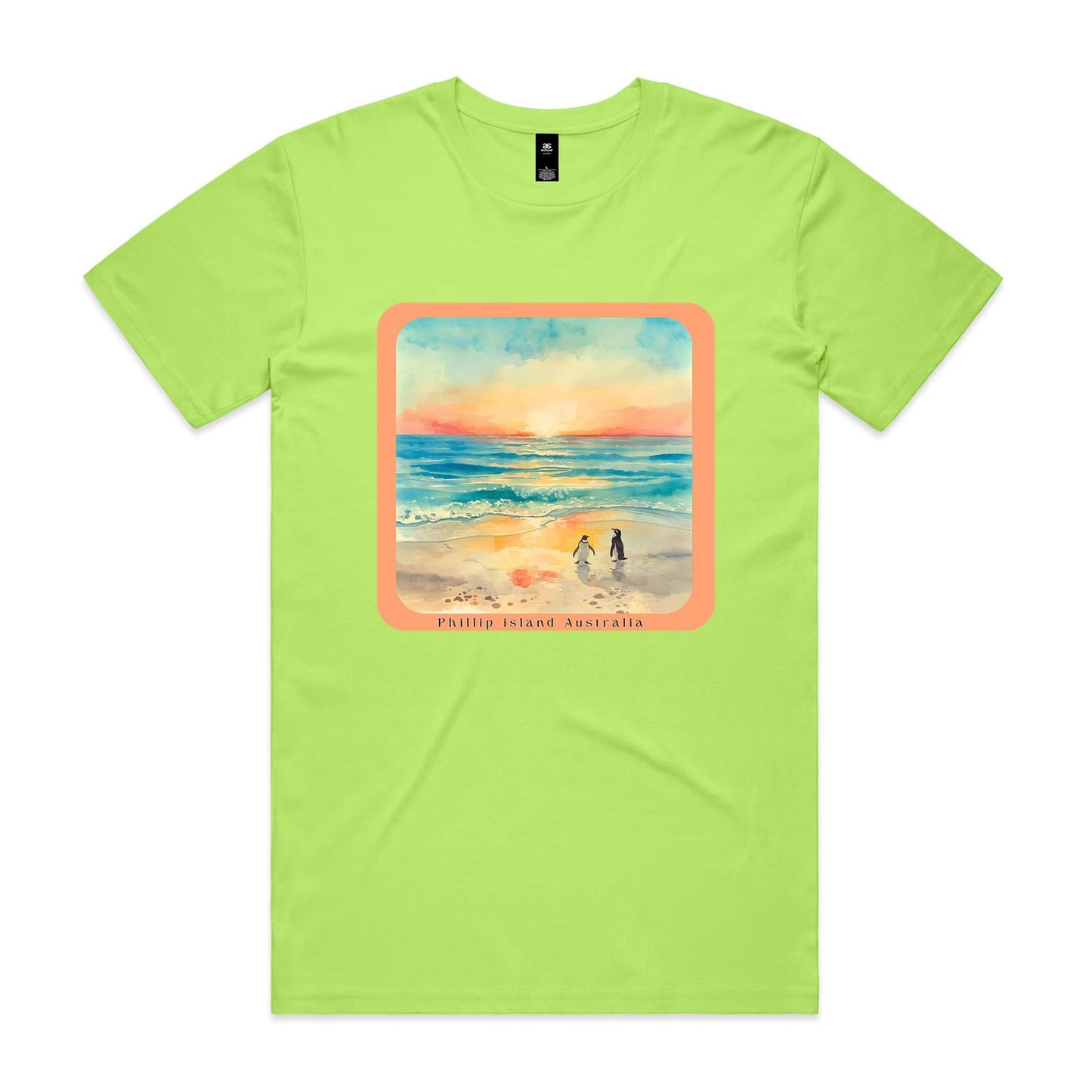 Men's Classic Tee - Sunset Penguins
