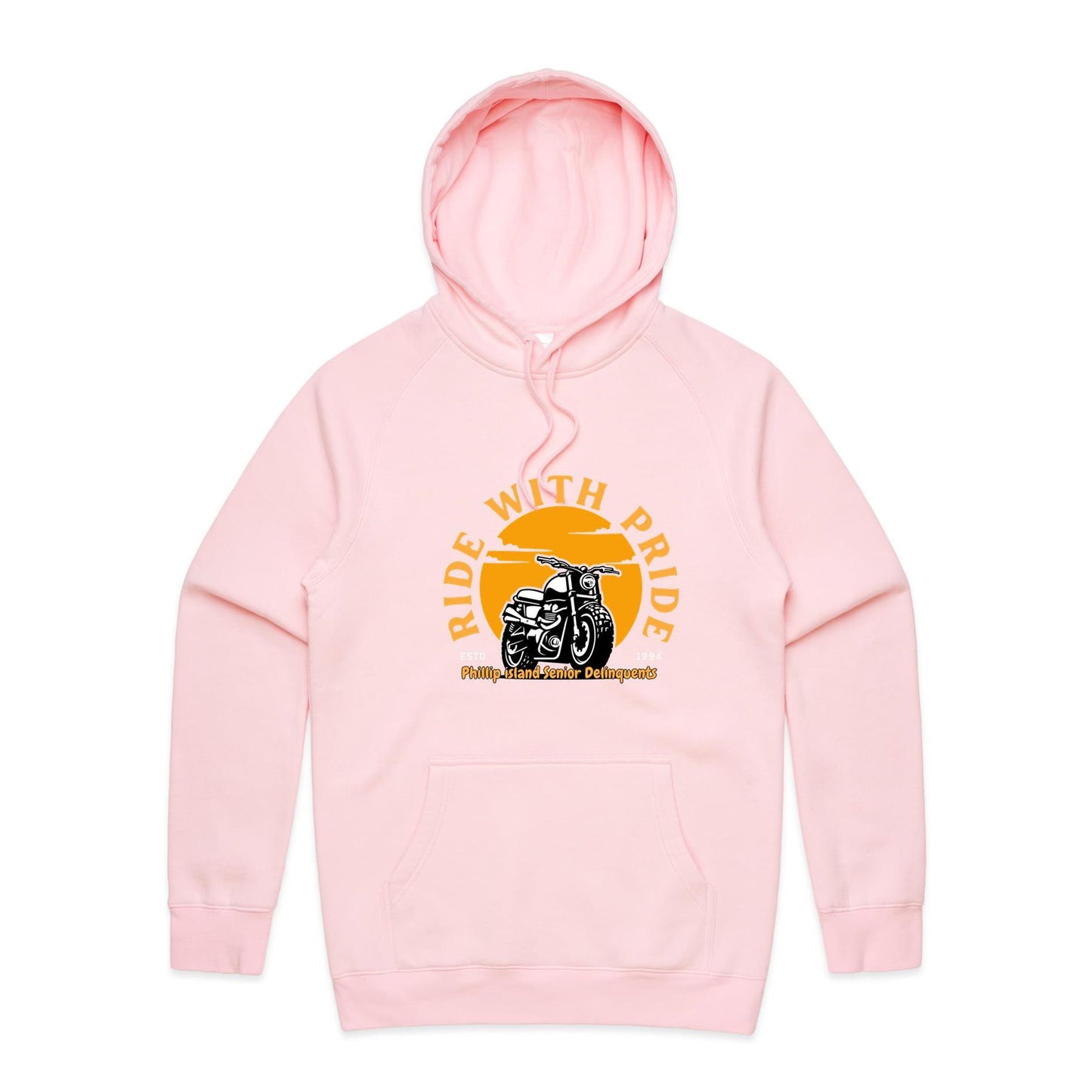 Mid Weight Hoodie - Ride With Pride