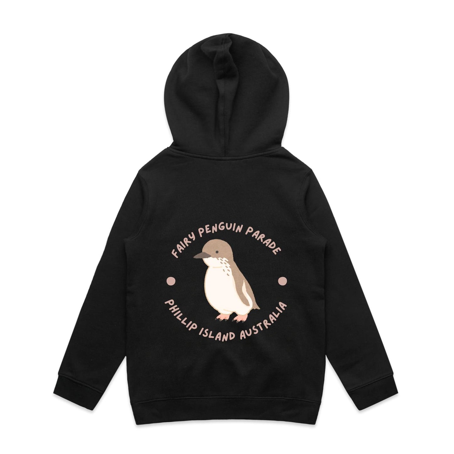 Kids Mid Weight Hoodie - Fairy Penguin Parade